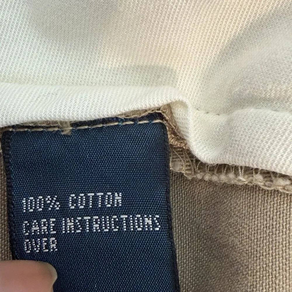 Polo Ralph Lauren Prospect Pant Chino Khaki Tan 100% Cotton 38/29 Classic Twill
